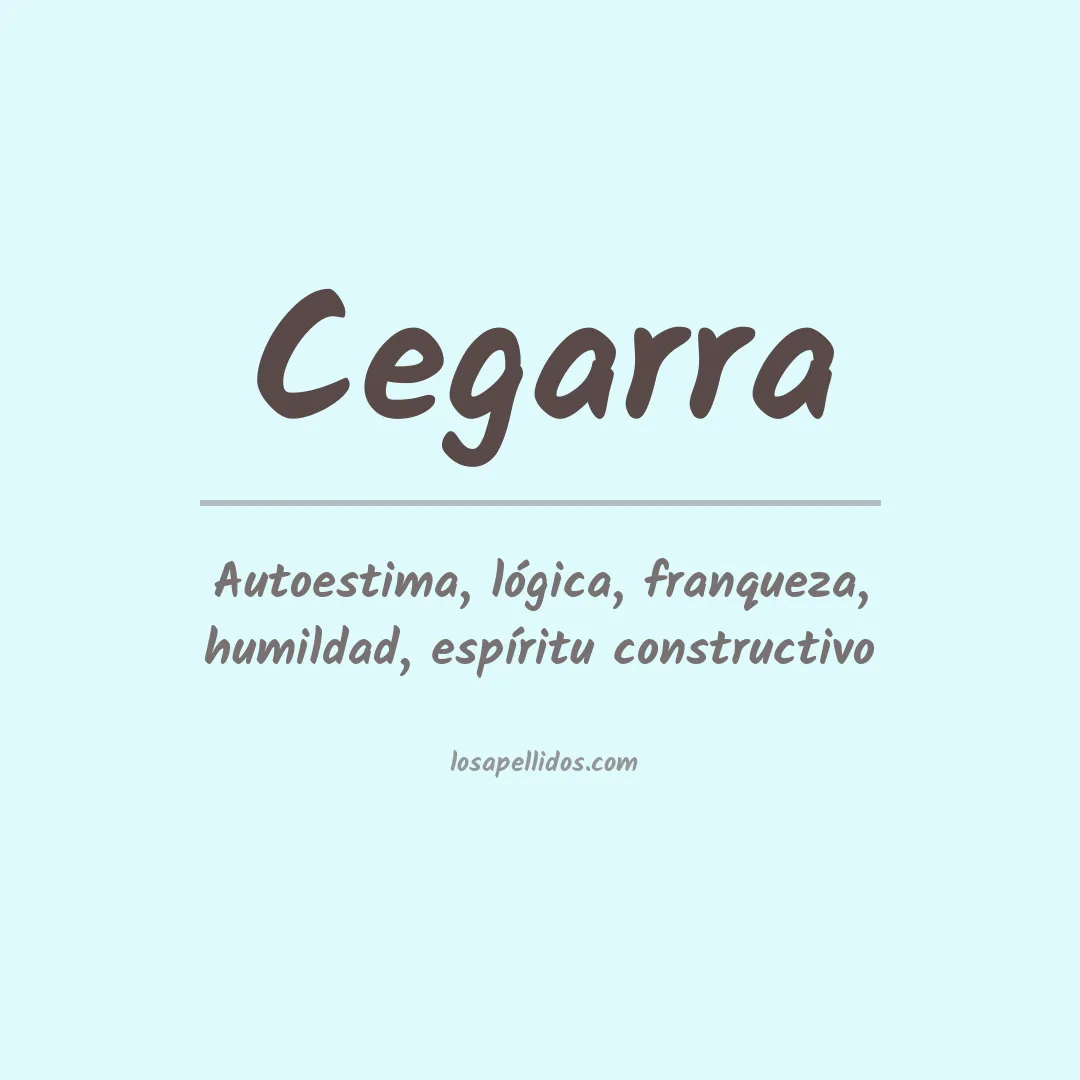Apellido Cegarra
