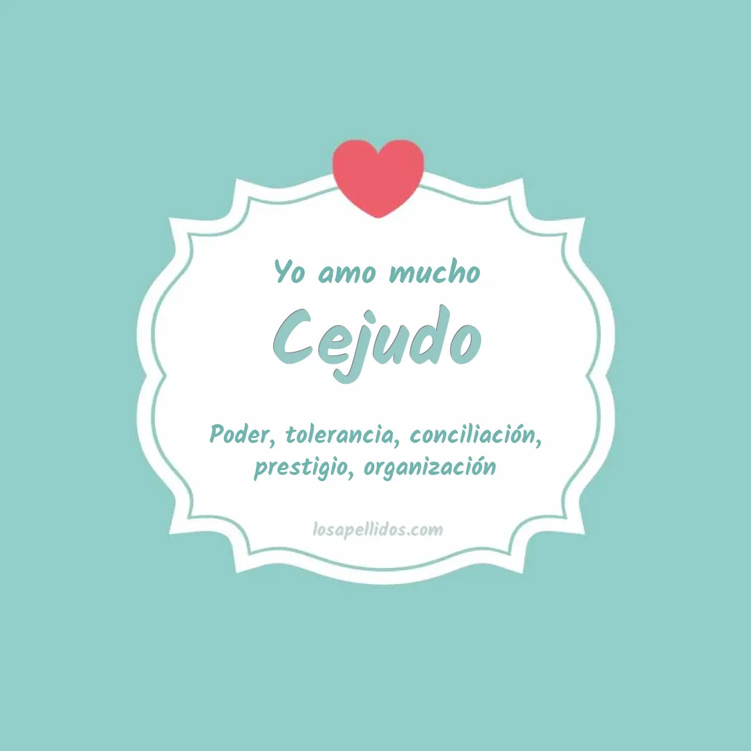 Yo amo mucho Cejudo
