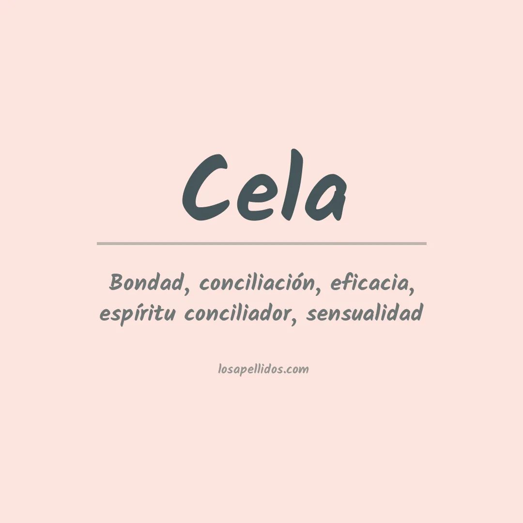 Apellido Cela