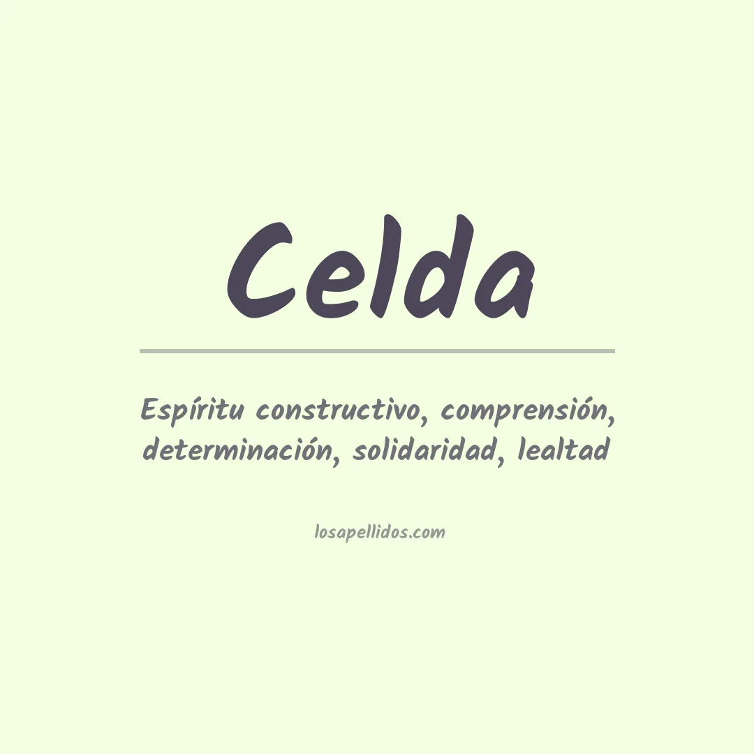 Apellido Celda
