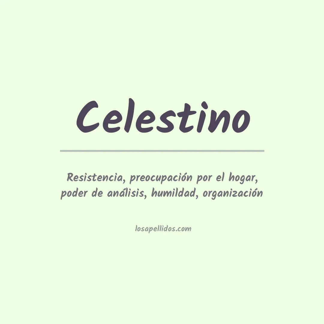 Apellido Celestino