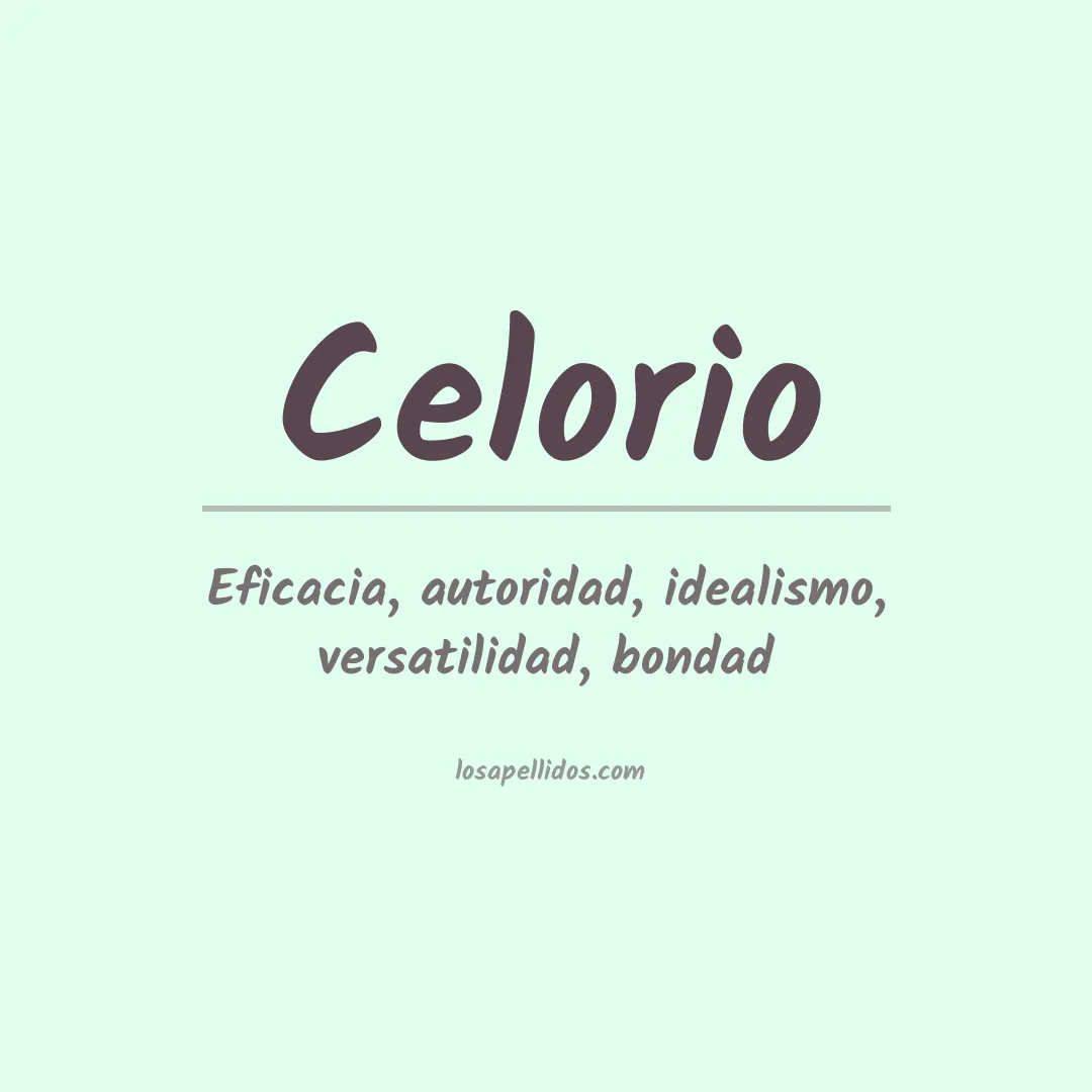 Apellido Celorio