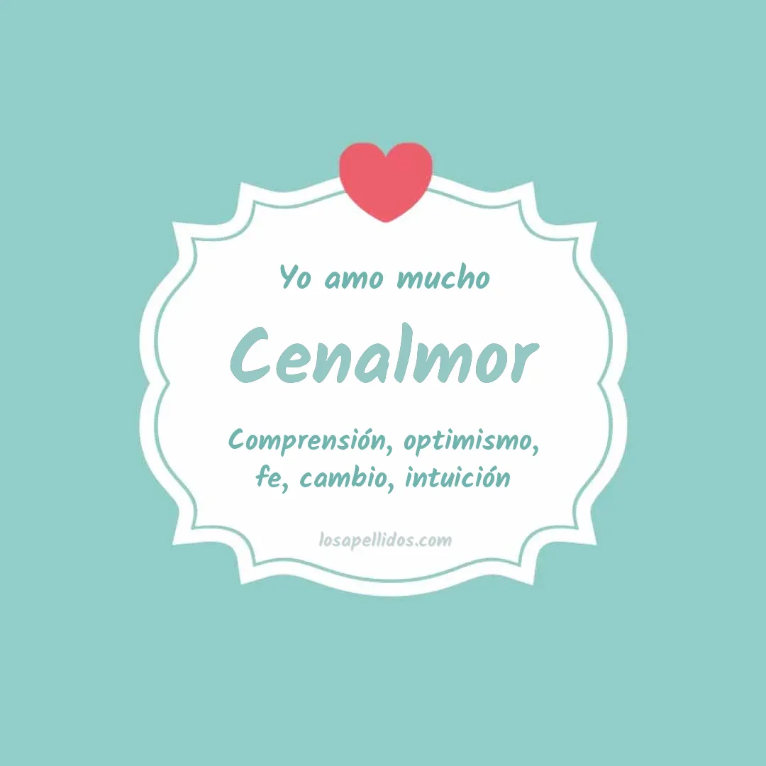 Yo amo mucho Cenalmor