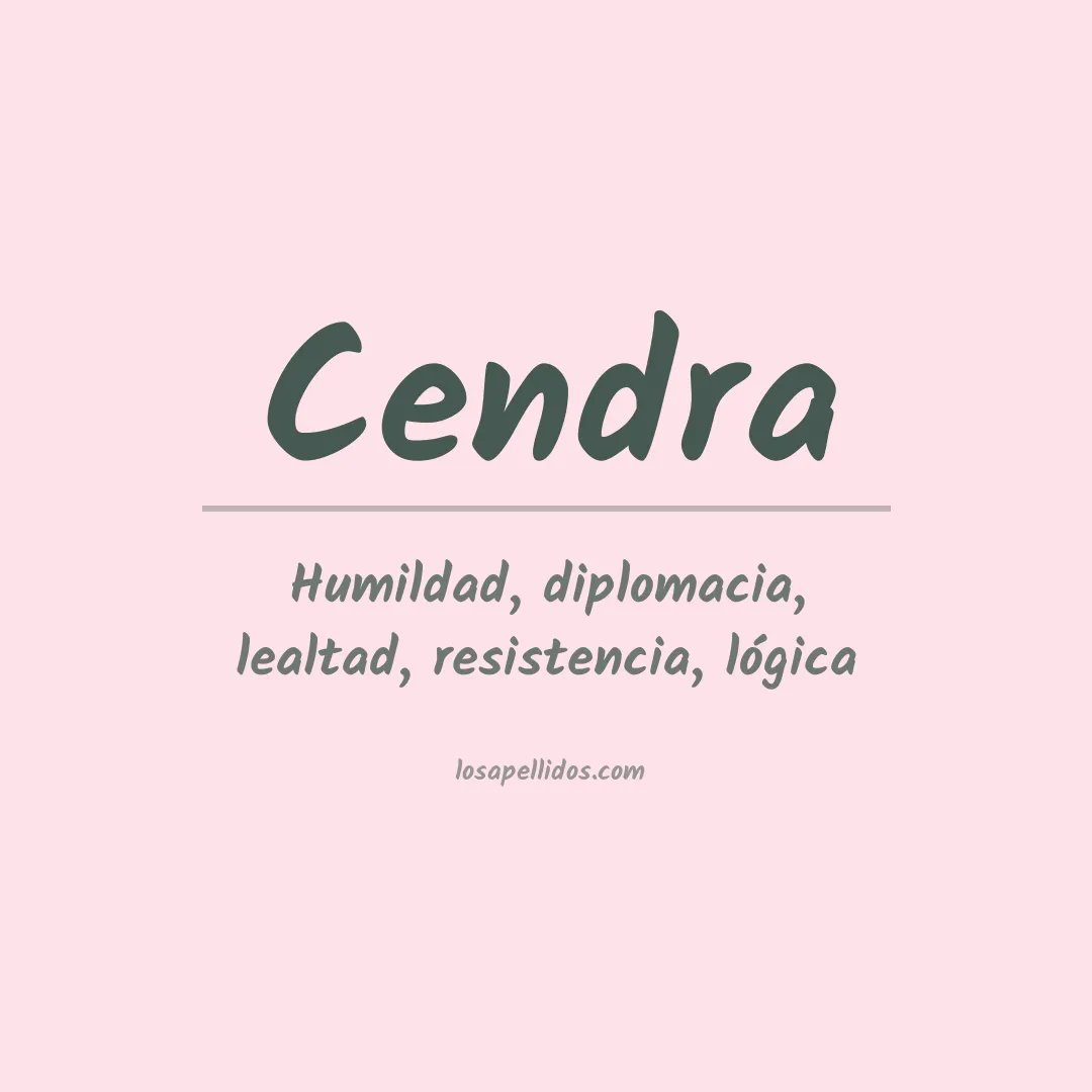 Apellido Cendra