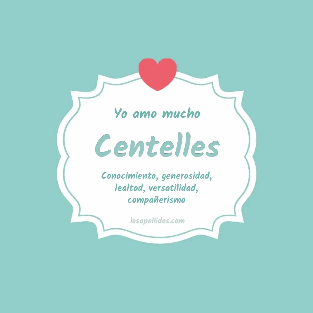 Yo amo mucho Centelles
