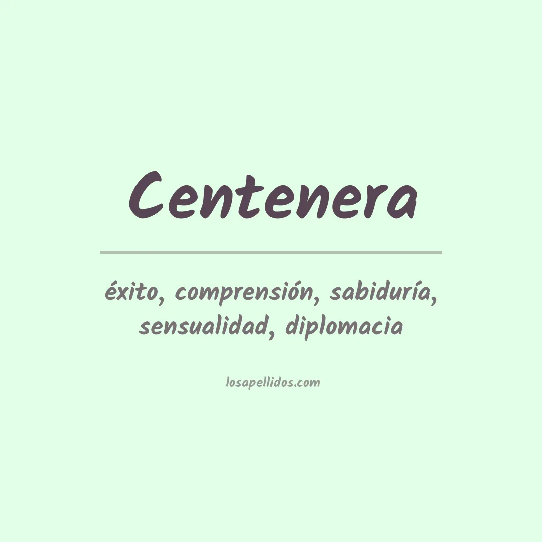 Apellido Centenera