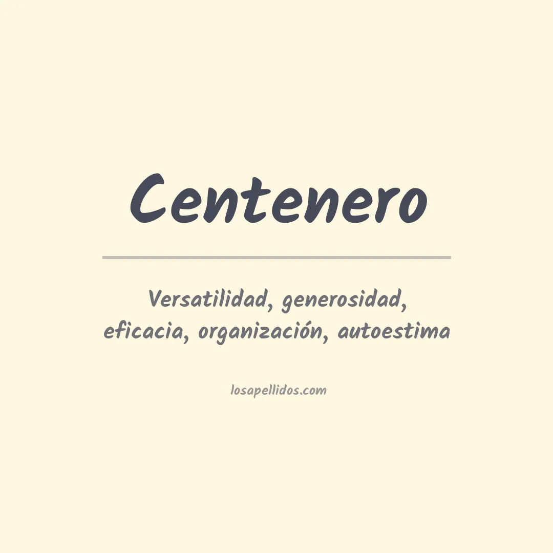 Apellido Centenero