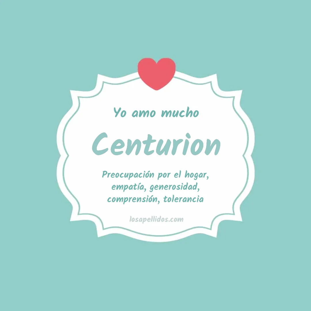 Yo amo mucho Centurión