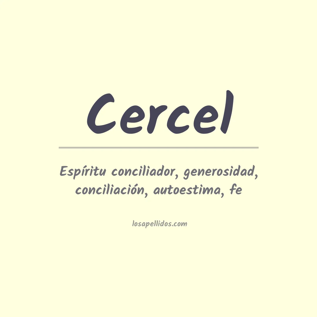 Apellido Cercel