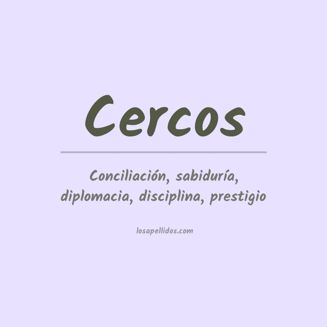 Apellido Cercos