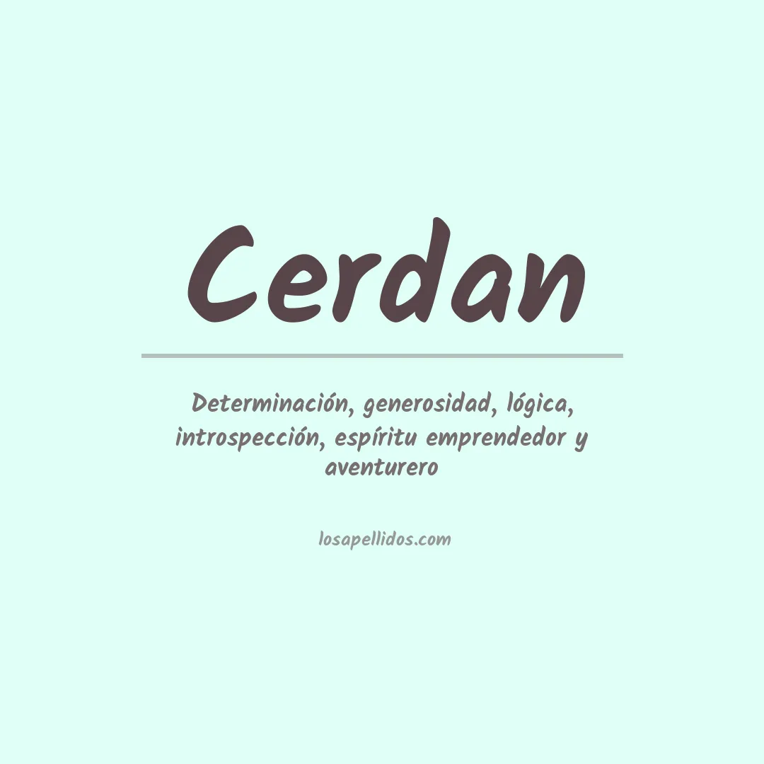 Apellido Cerdan