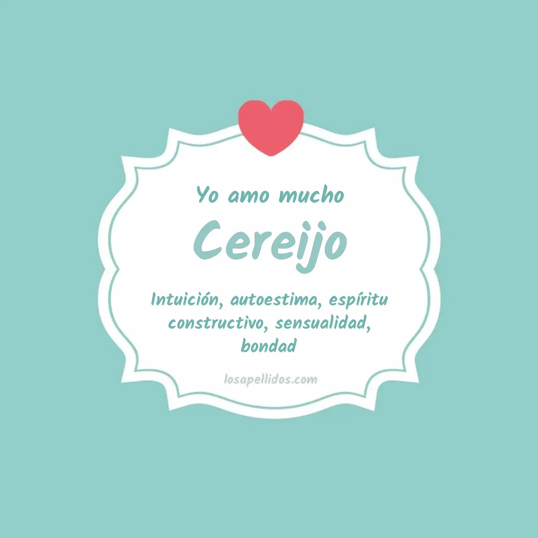 Yo amo mucho Cereijo