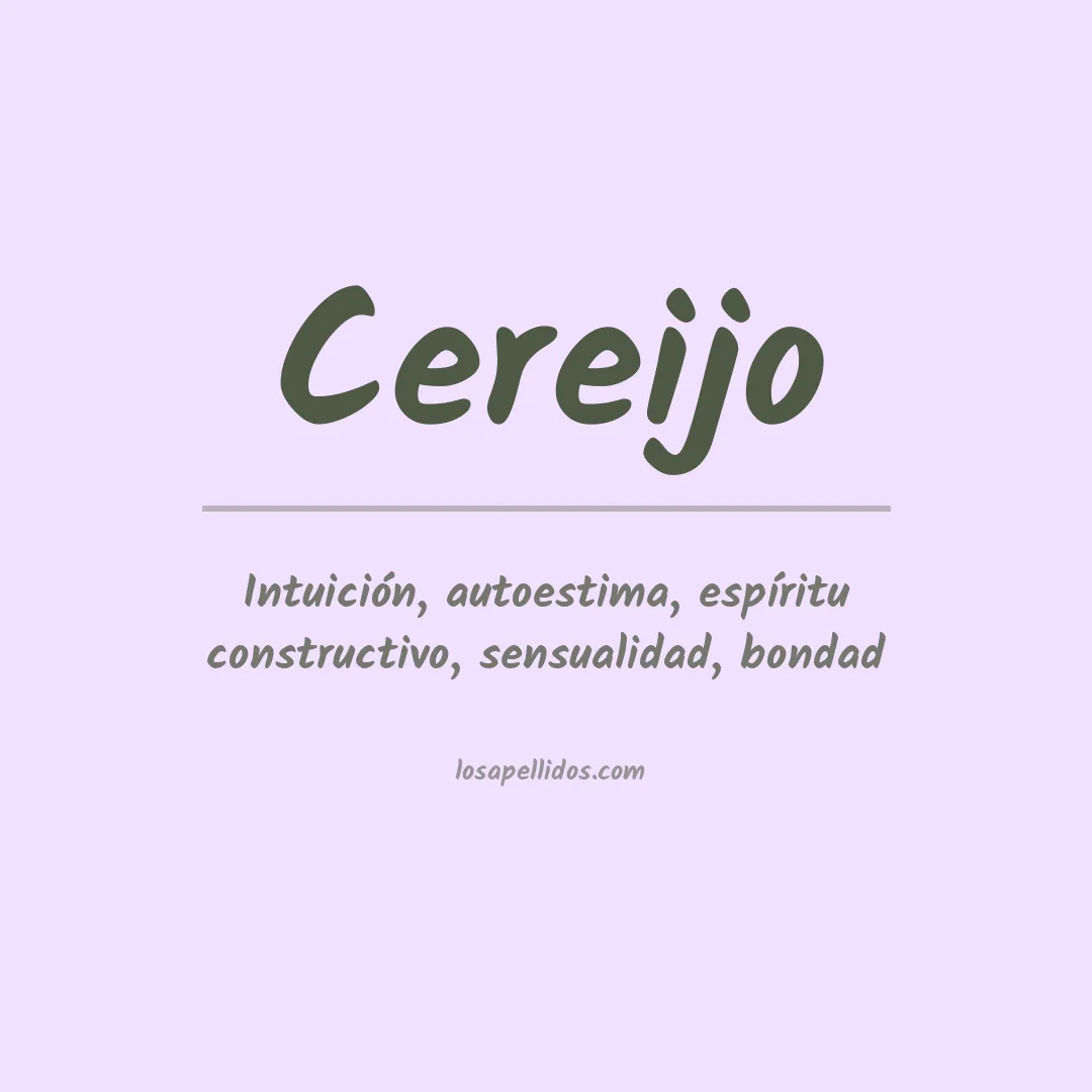 Apellido Cereijo