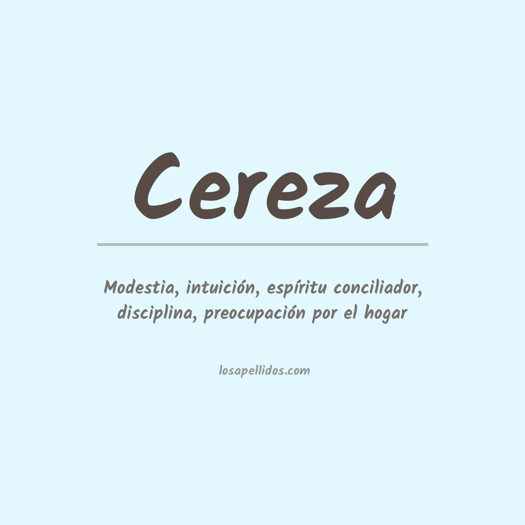 Apellido Cereza