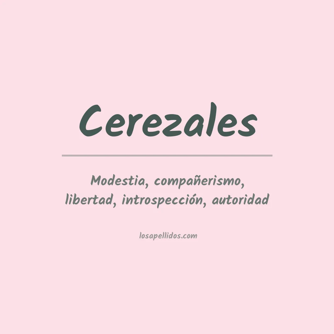 Apellido Cerezales