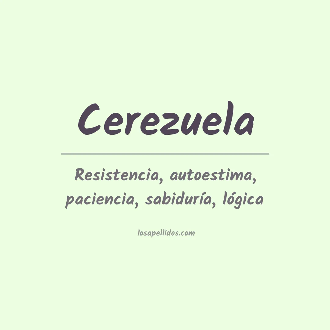 Apellido Cerezuela