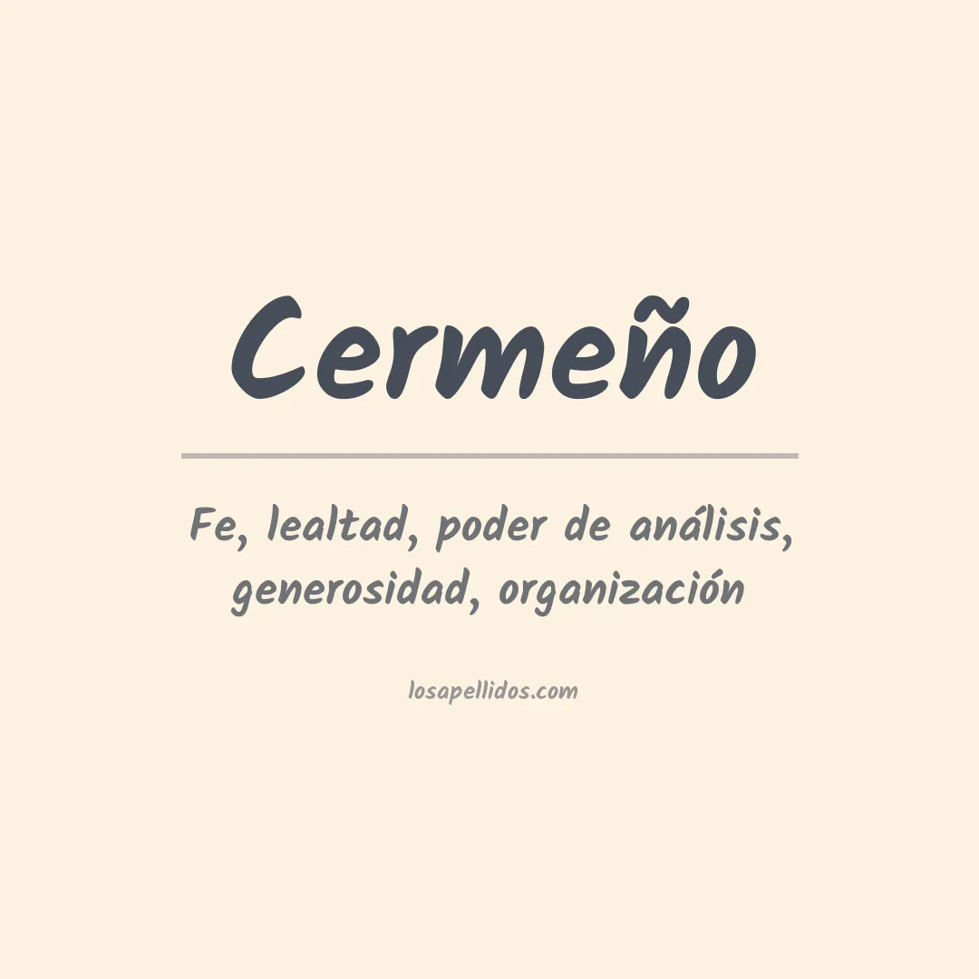 Apellido Cermeño