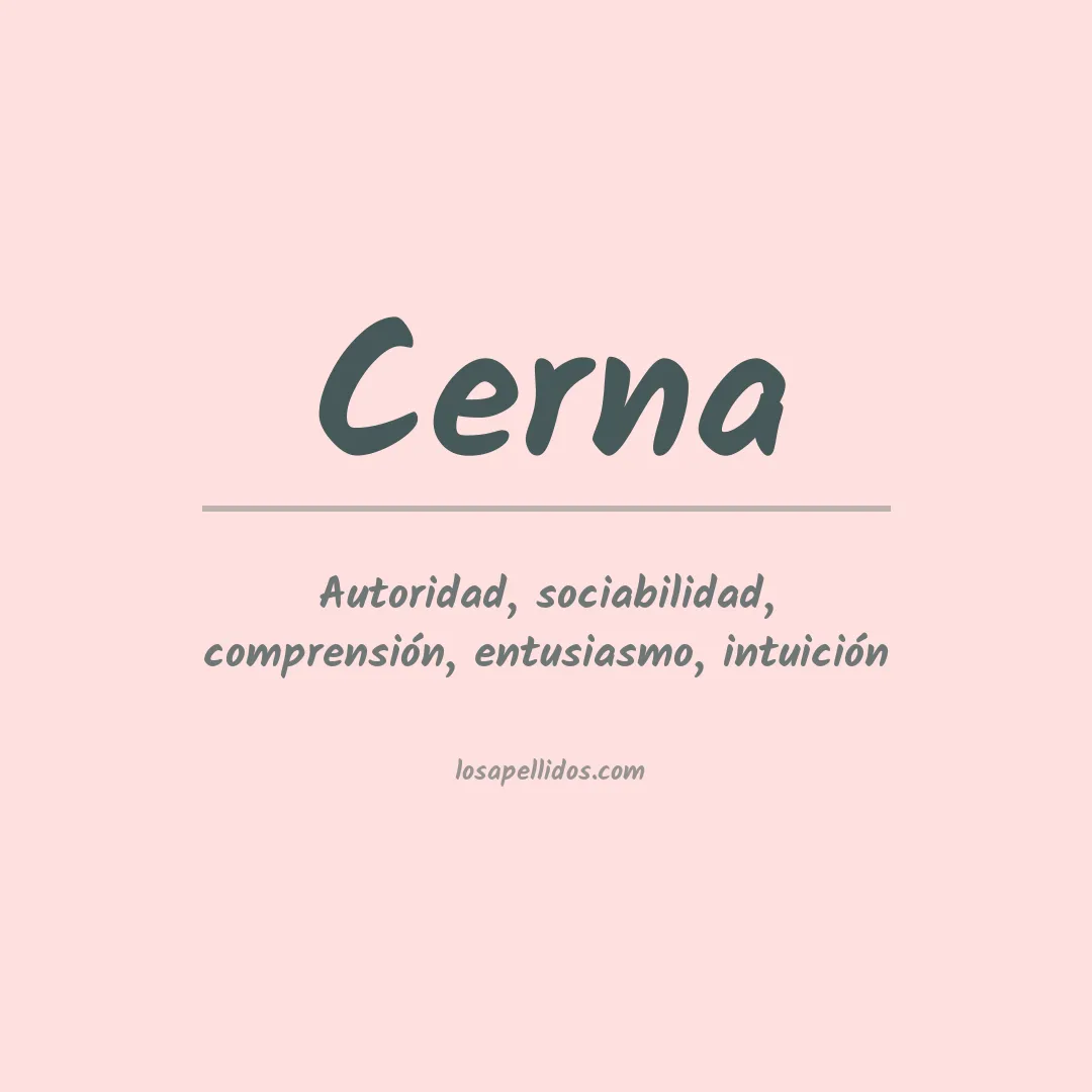 Apellido Cerna