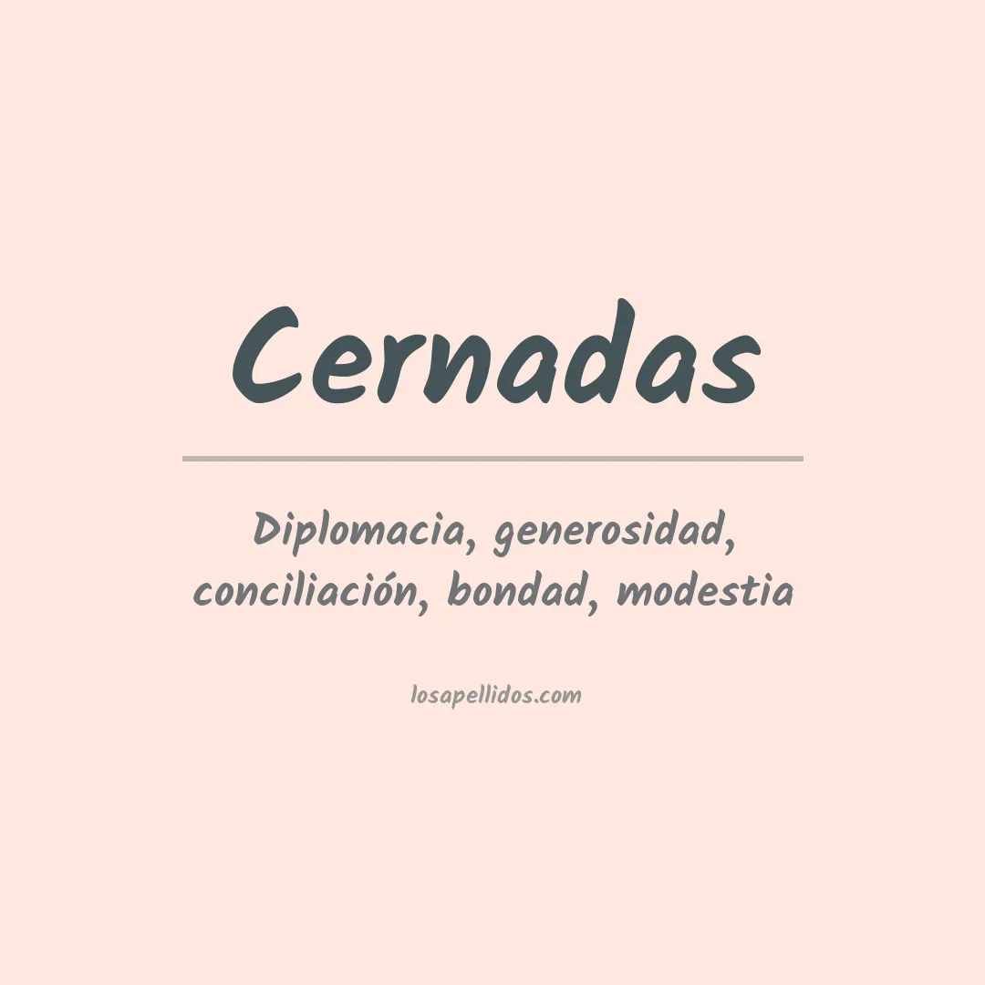Apellido Cernadas