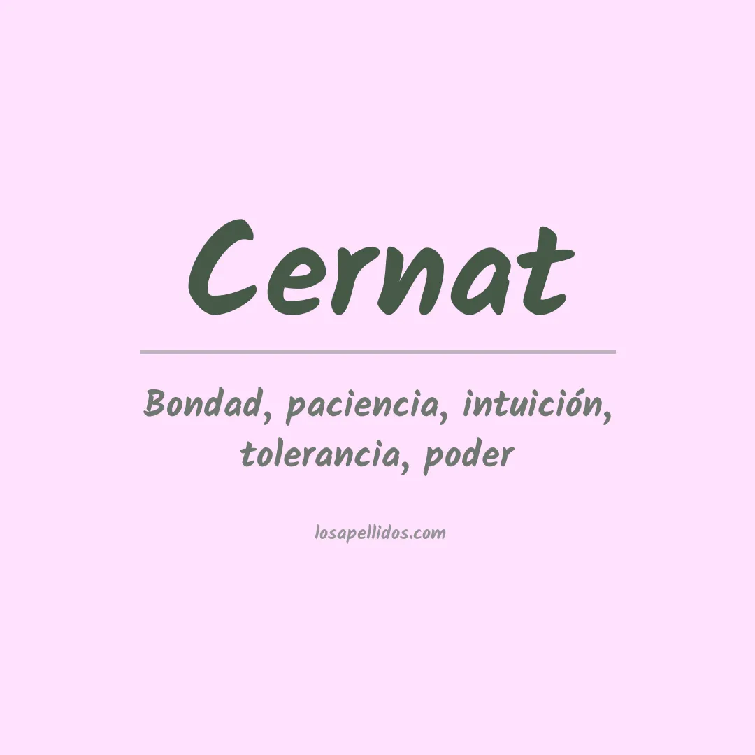 Apellido Cernat