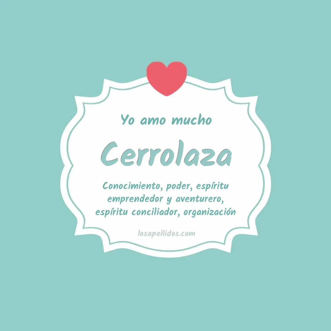 Yo amo mucho Cerrolaza