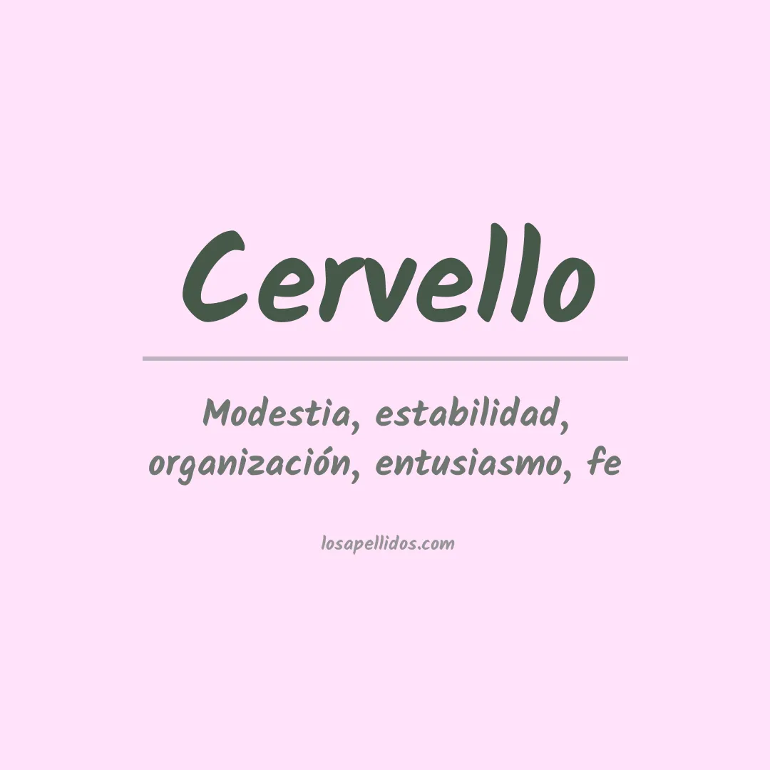 Apellido Cervello
