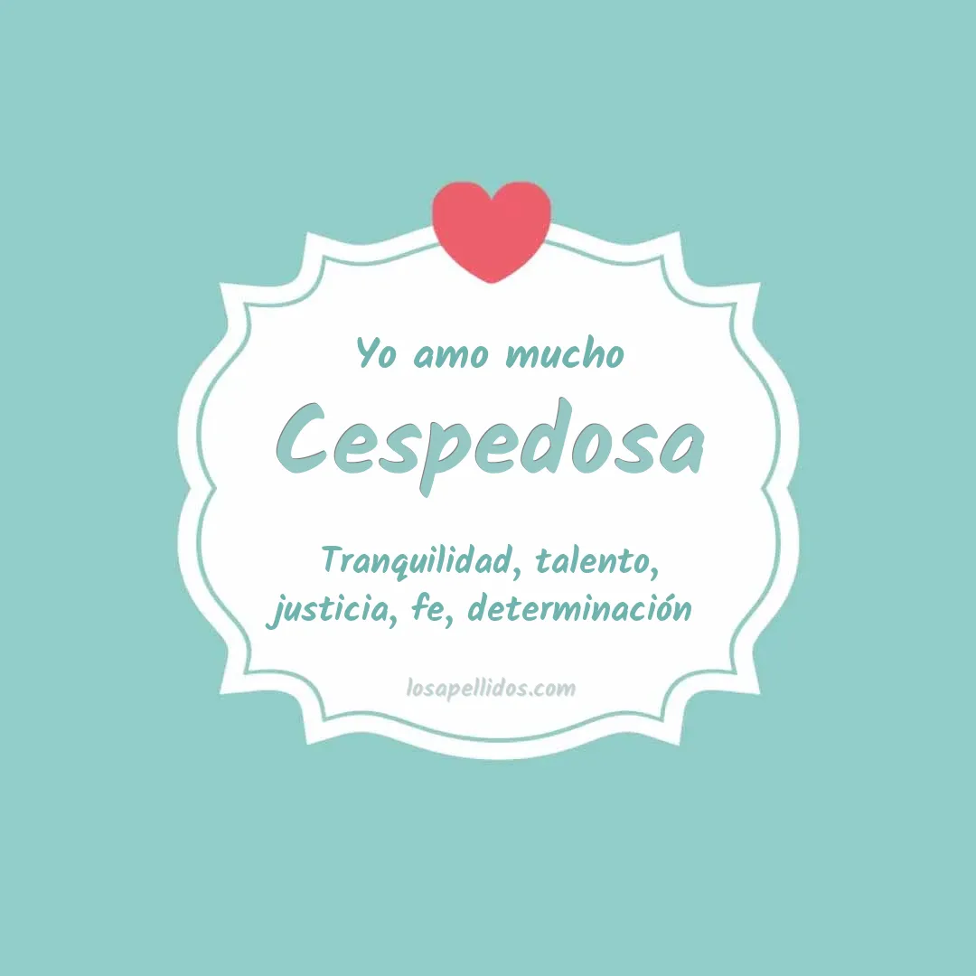 Yo amo mucho Cespedosa