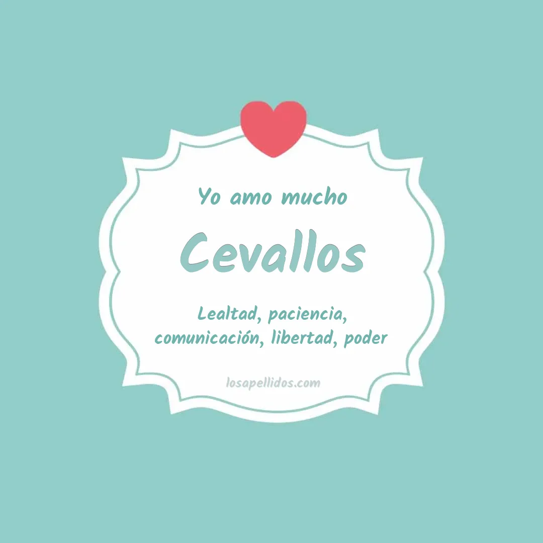Yo amo mucho Cevallos