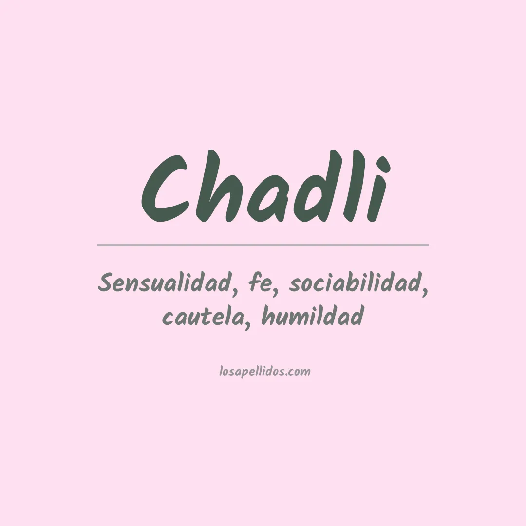 Apellido Chadli