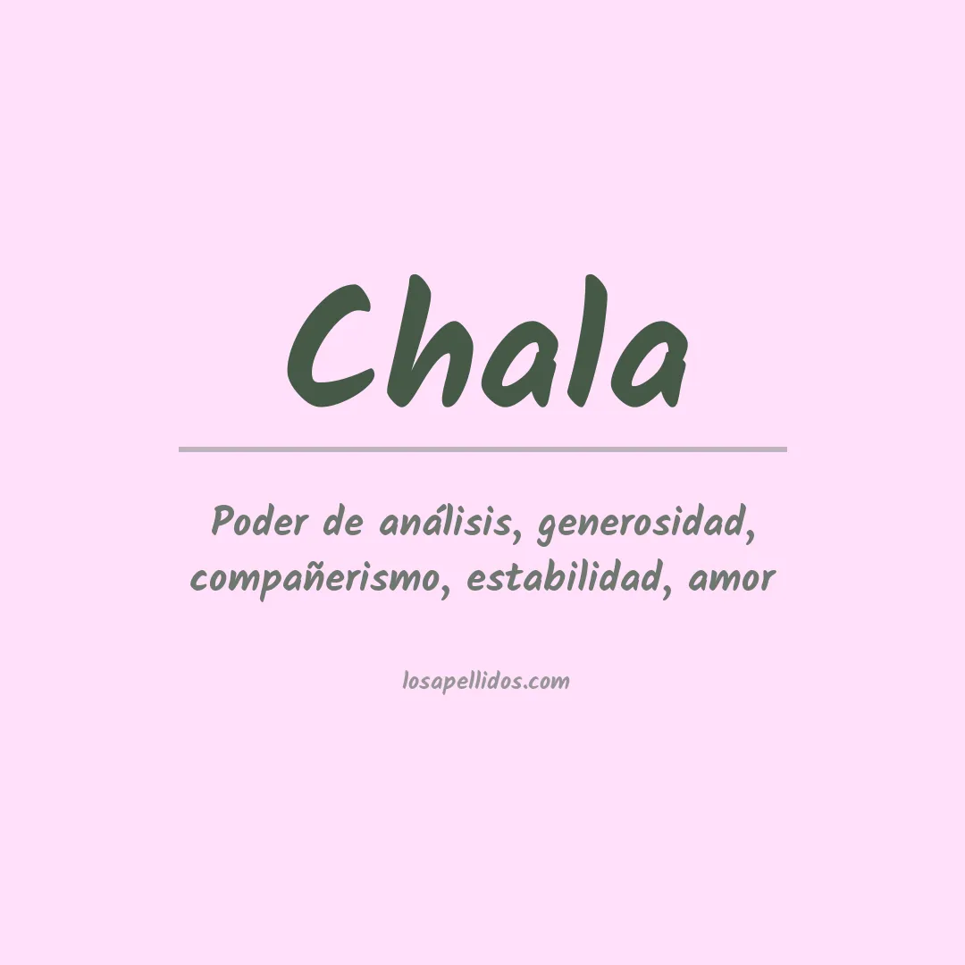 Apellido Chala