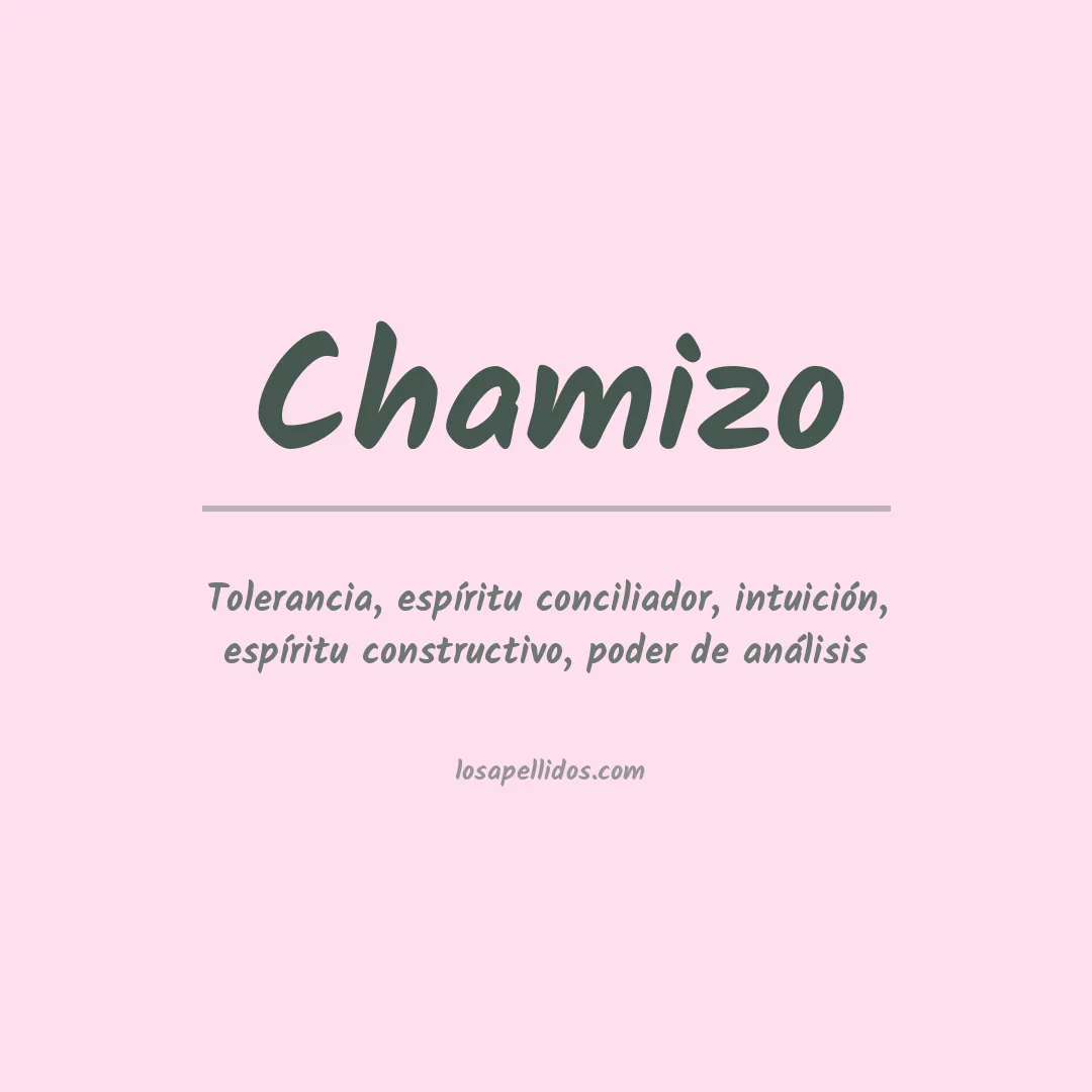 Apellido Chamizo