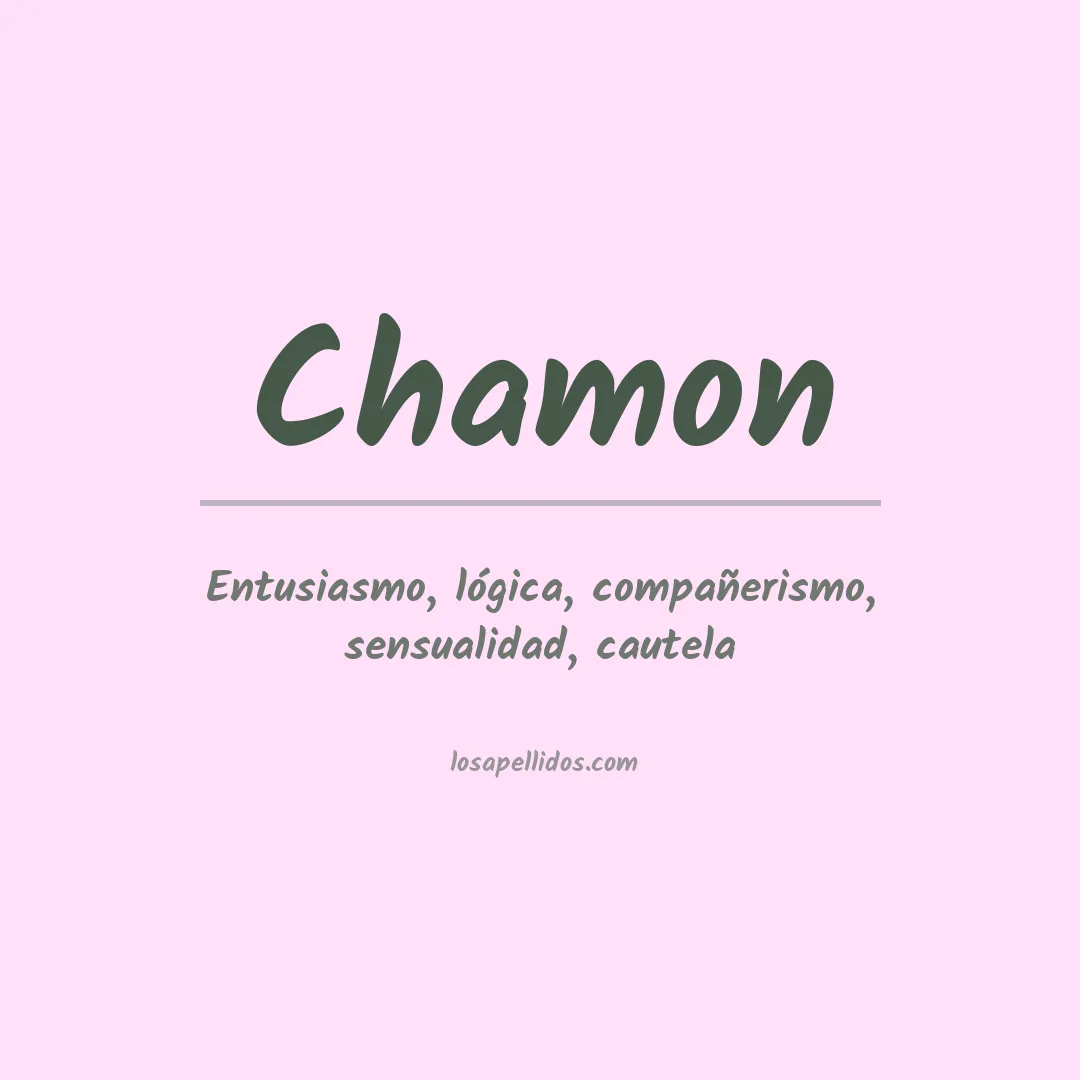 Apellido Chamon