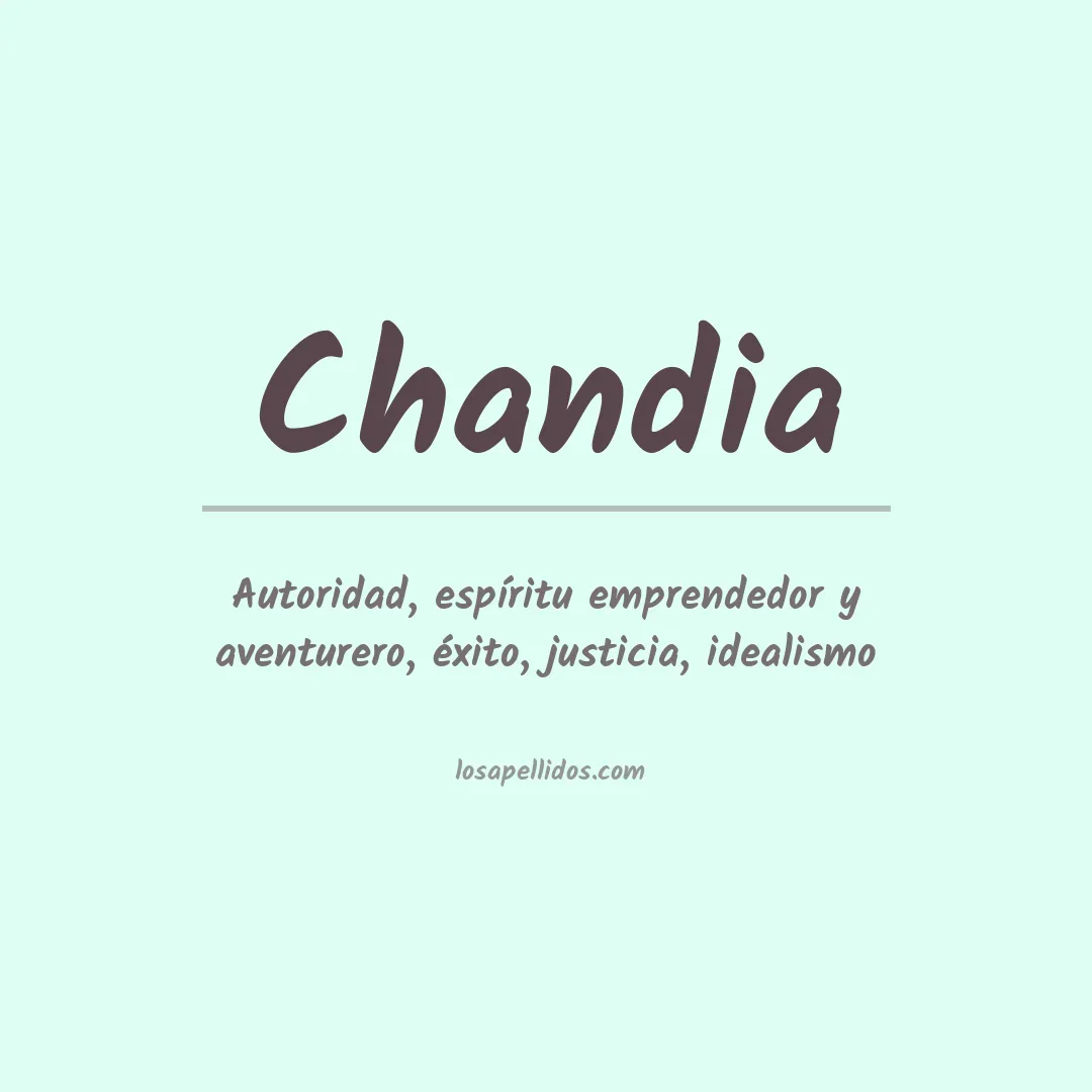 Apellido Chandia