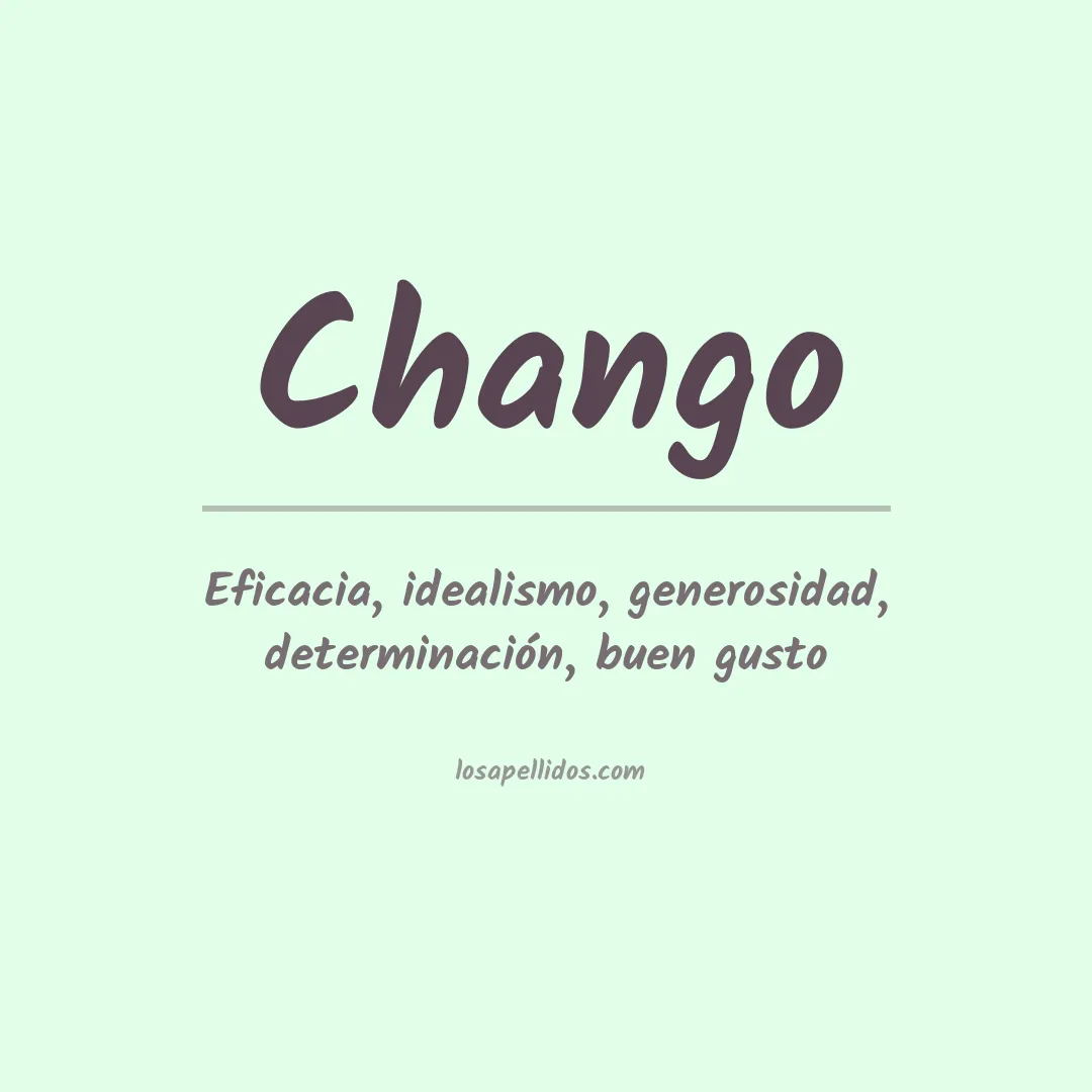 Apellido Chango