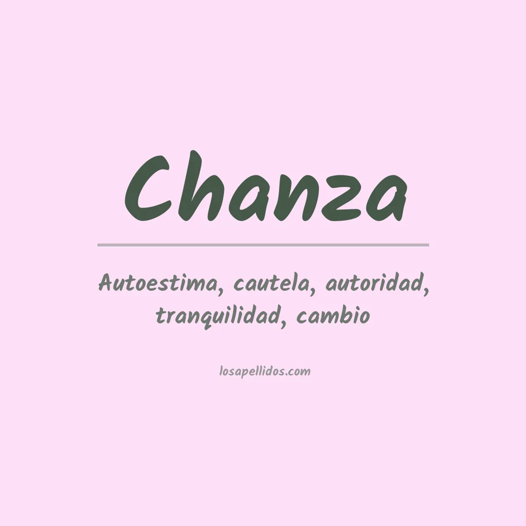 Apellido Chanza