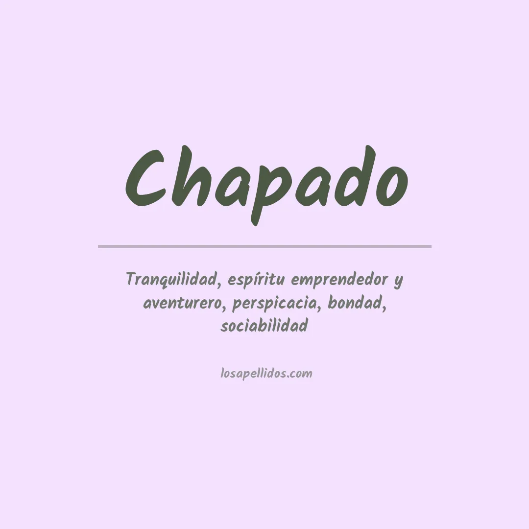 Apellido Chapado