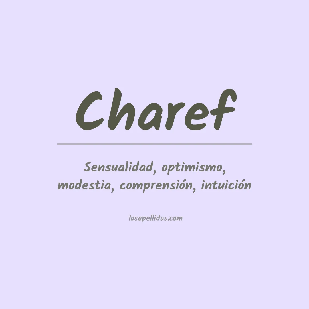 Apellido Charef
