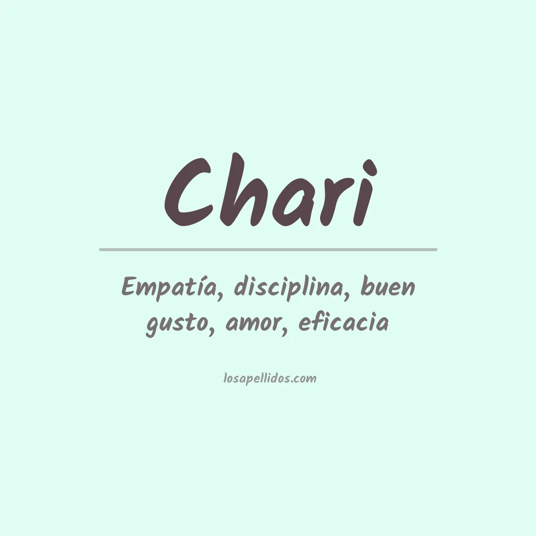 Apellido Chari