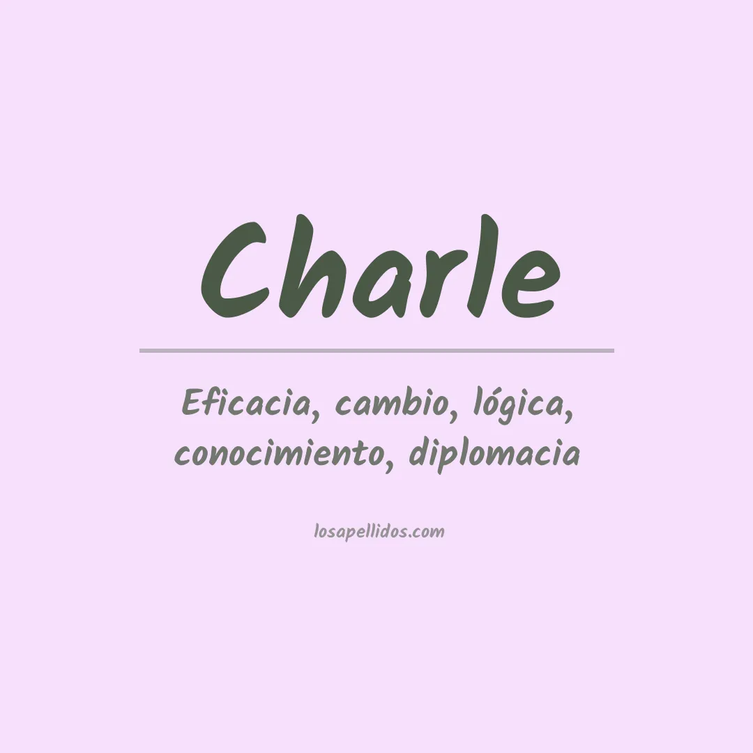 Apellido Charle