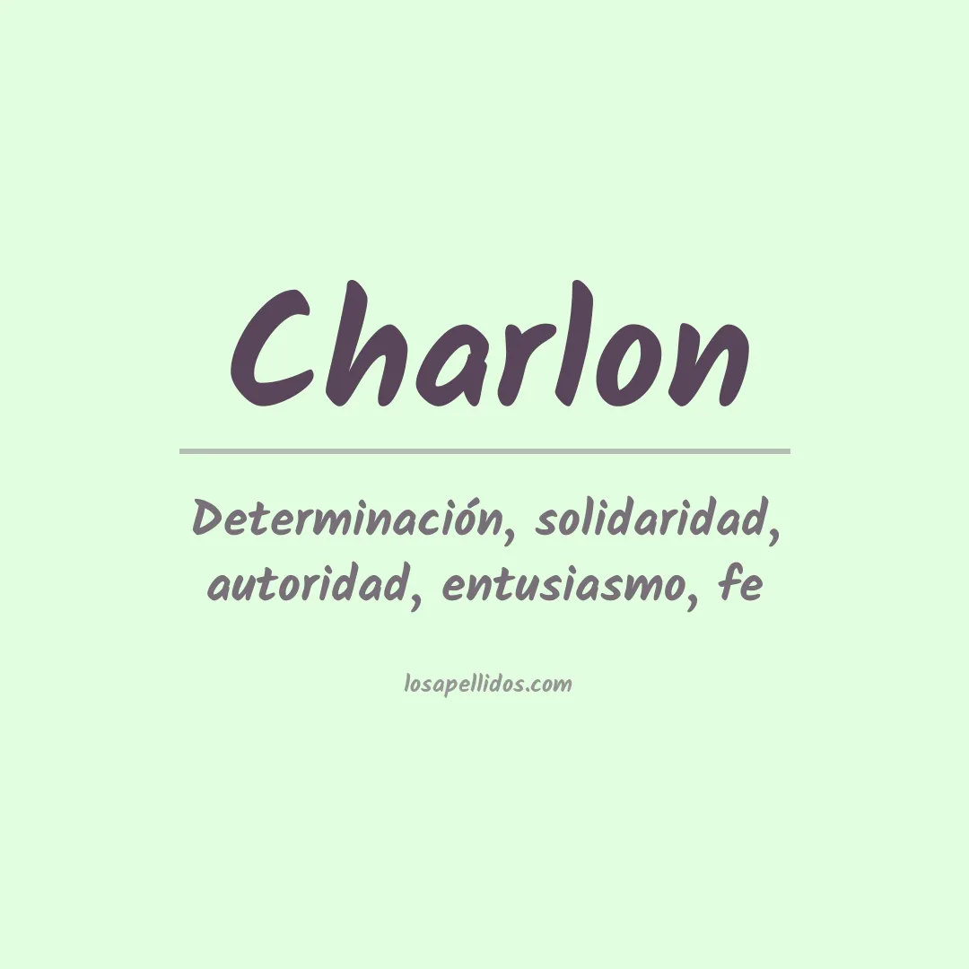 Apellido Charlon