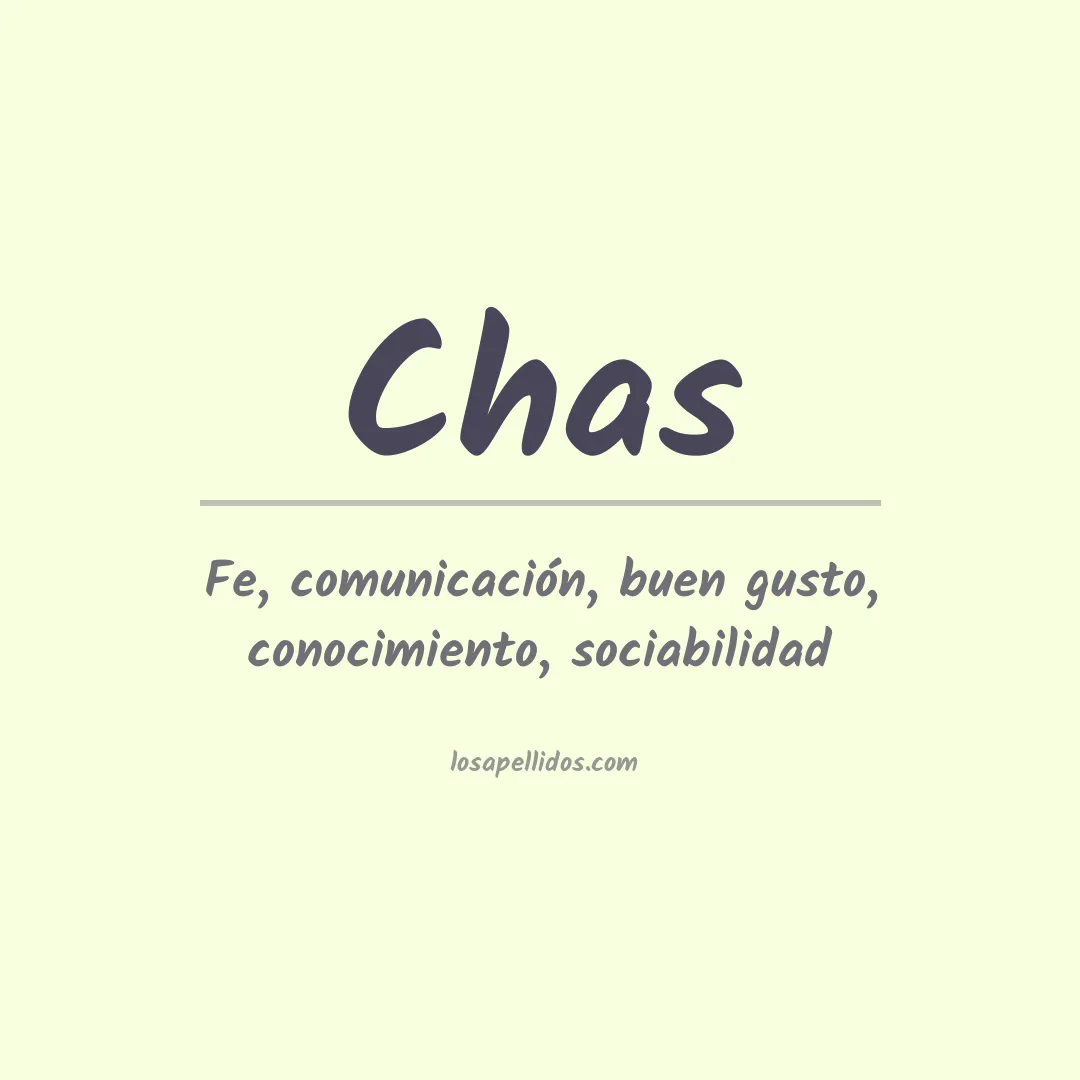 Apellido Chas