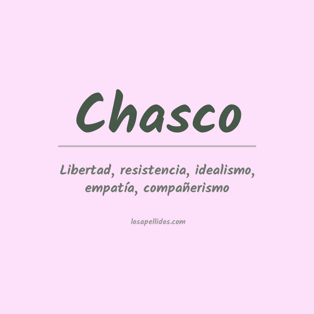 Apellido Chasco