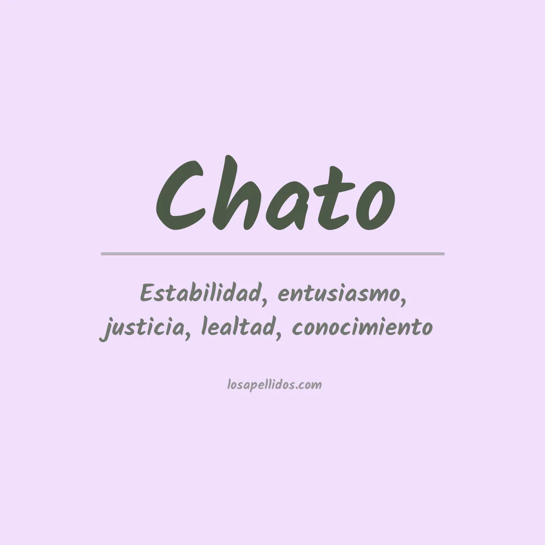Apellido Chato
