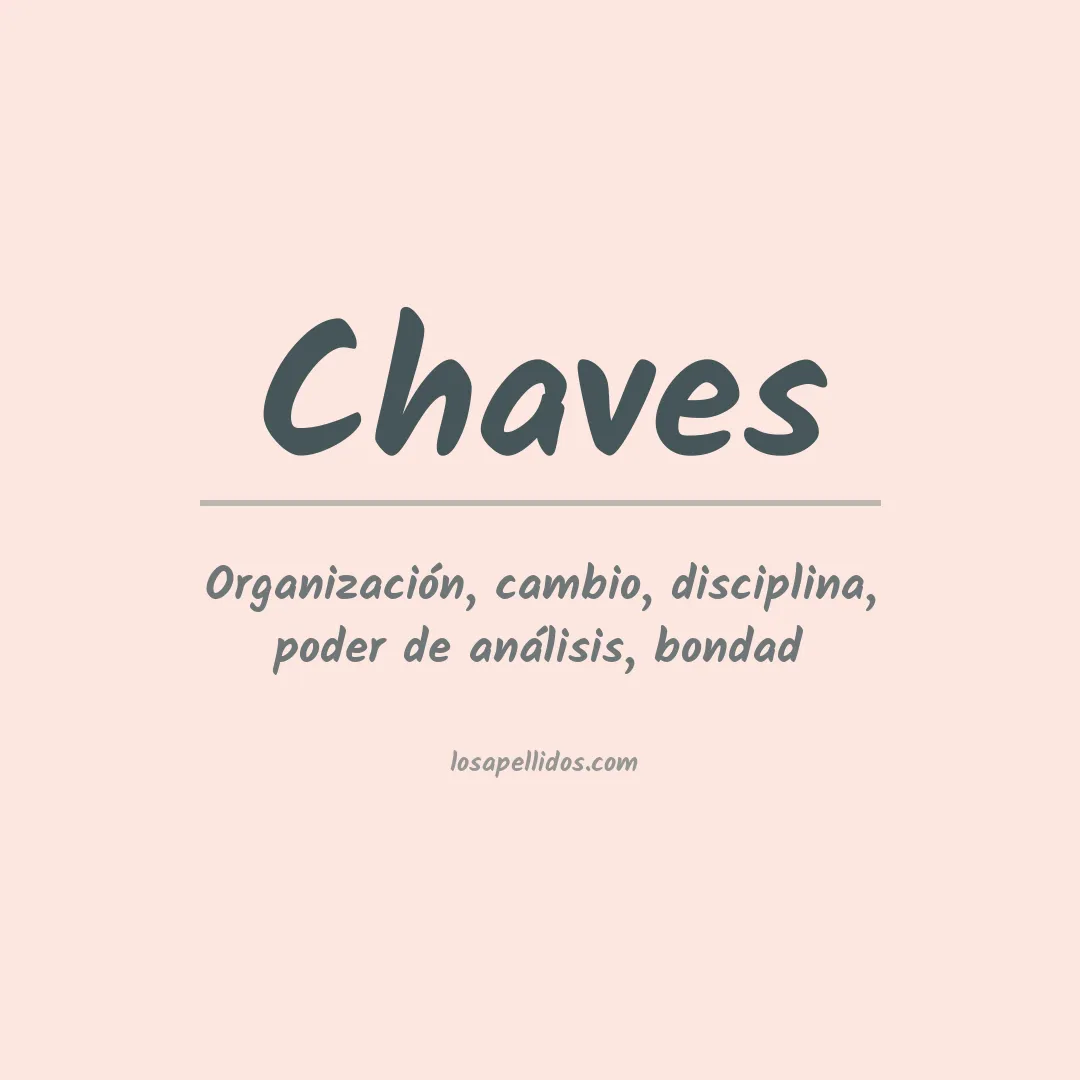 Apellido Chaves
