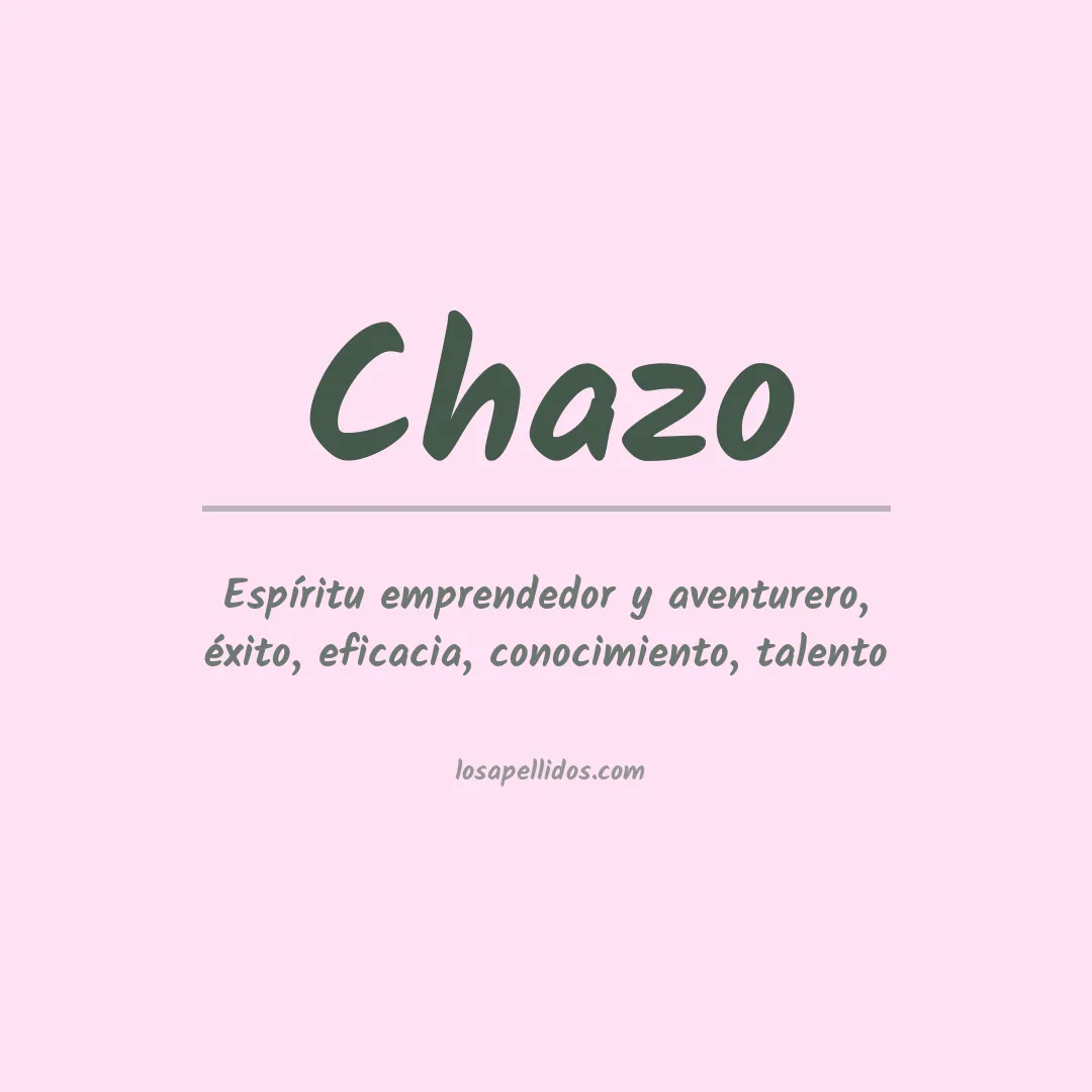 Apellido Chazo