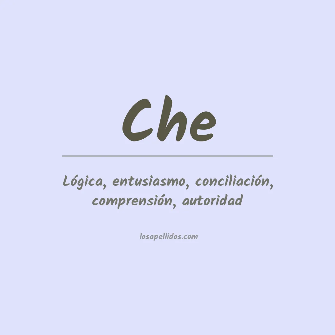 Apellido Che