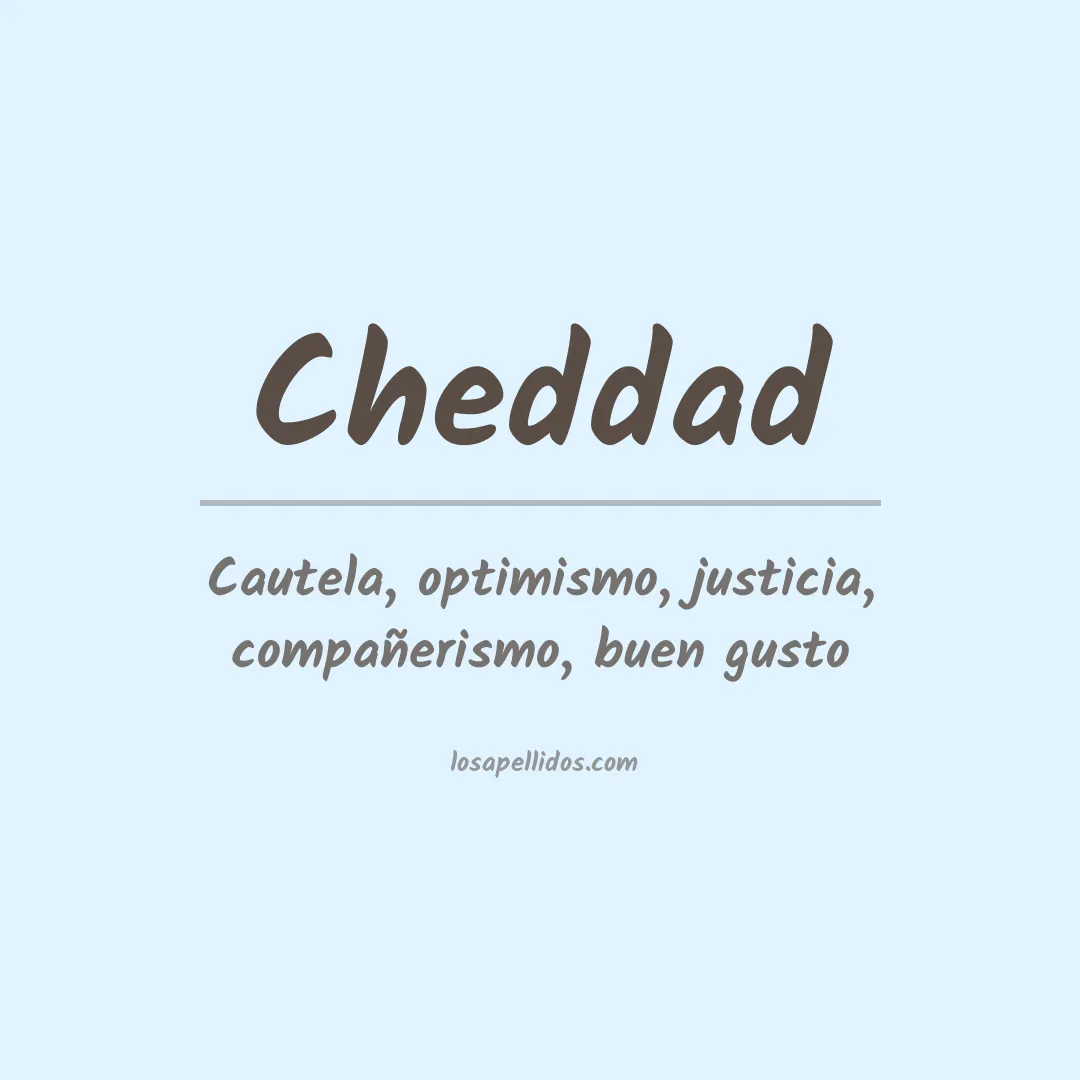 Apellido Cheddad