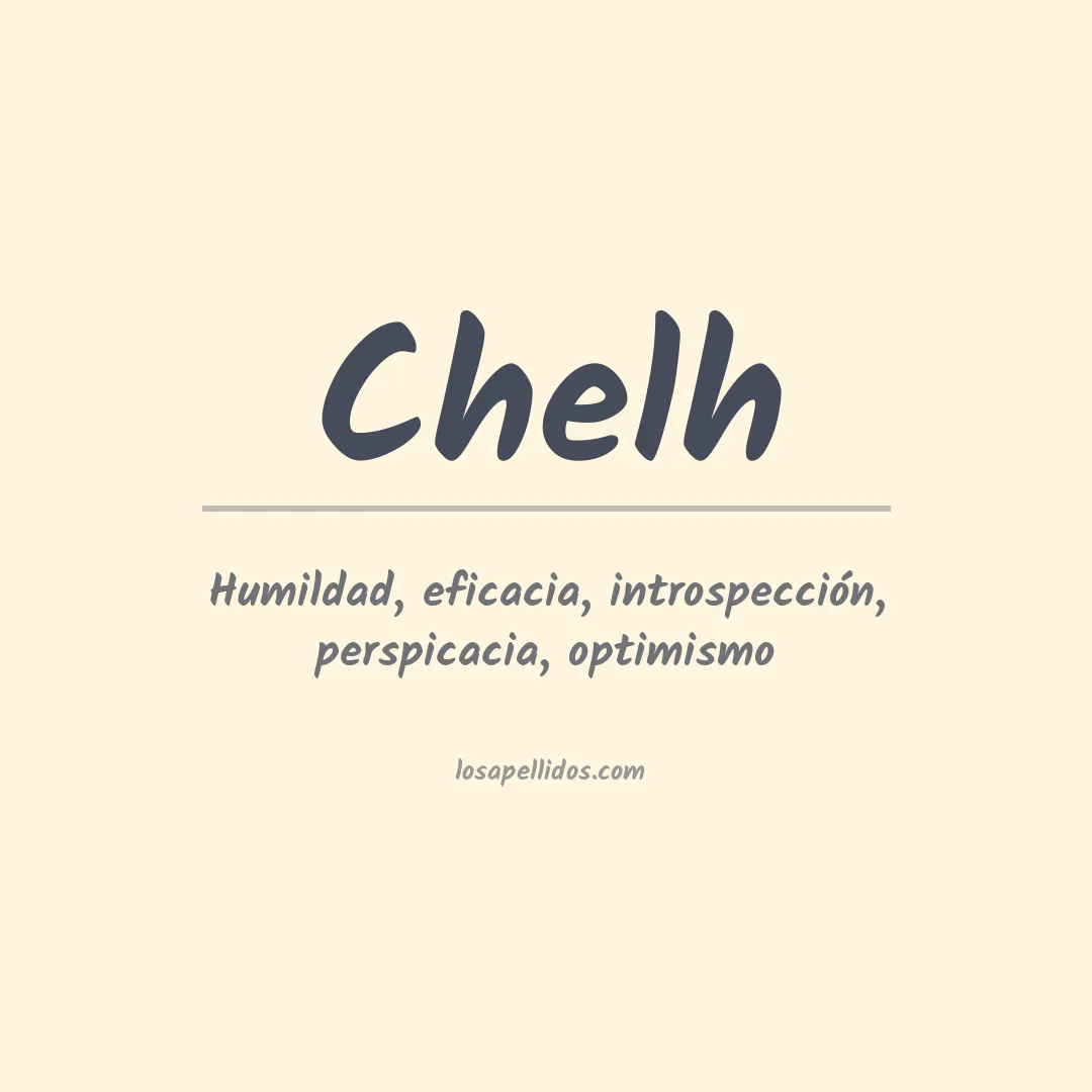 Apellido Chelh