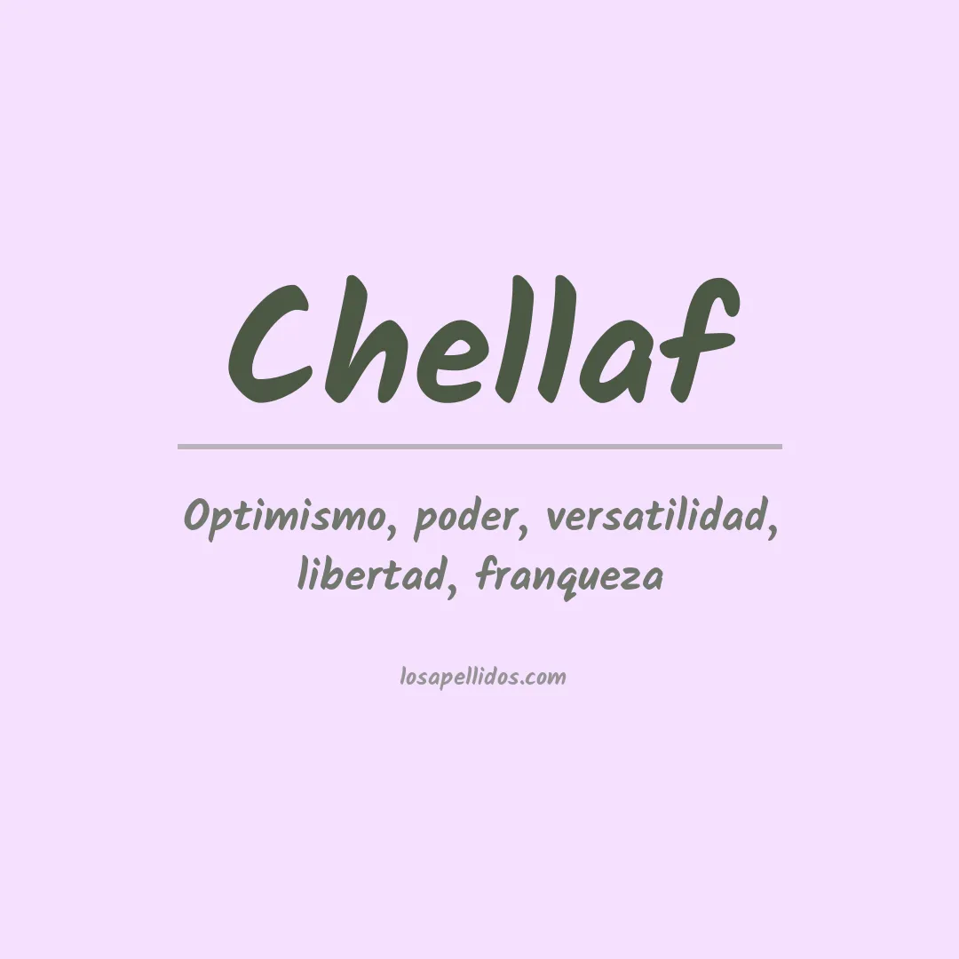 Apellido Chellaf