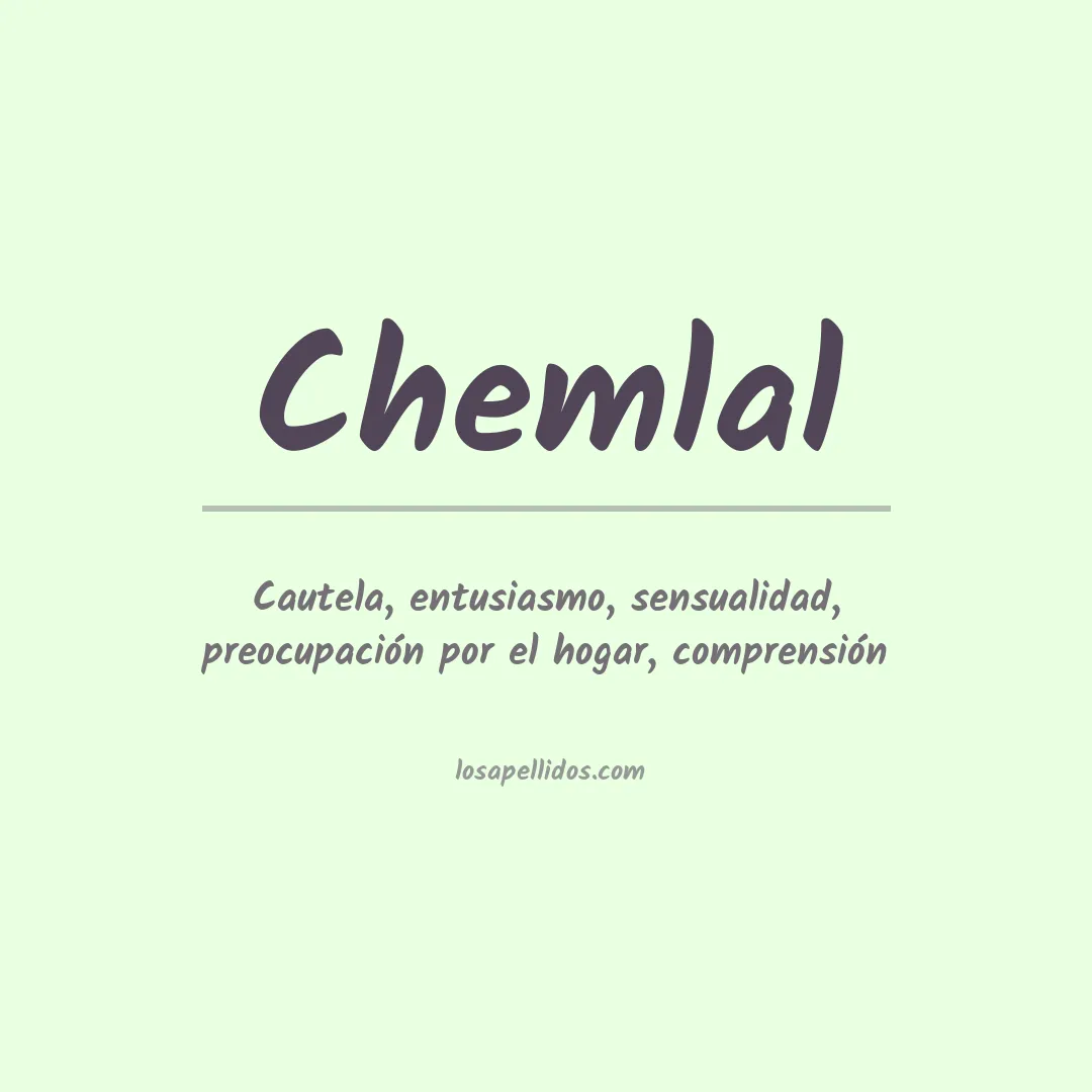 Apellido Chemlal